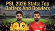 PSL 2026: Top 10 Batters, Team-Wise Top 3 On March 31 Before Islamabad United vs Peshawar Zalmi Match