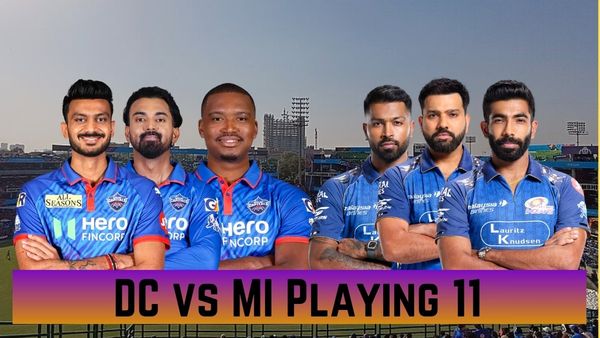 DC vs MI Playing 11, IPL 2026