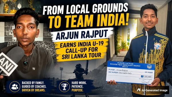 From Kulcha Stall to India U-19: Punjab Boy Arjun Rajput's Inspiring Journey