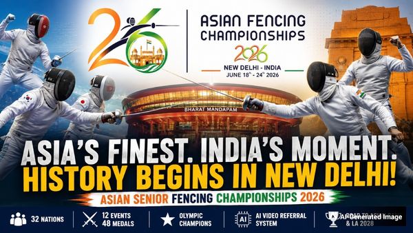 Asian Senior Fencing Championships 2026 Explained: Venue, Dates, Events, Countries and Why India's First Hosting Matters