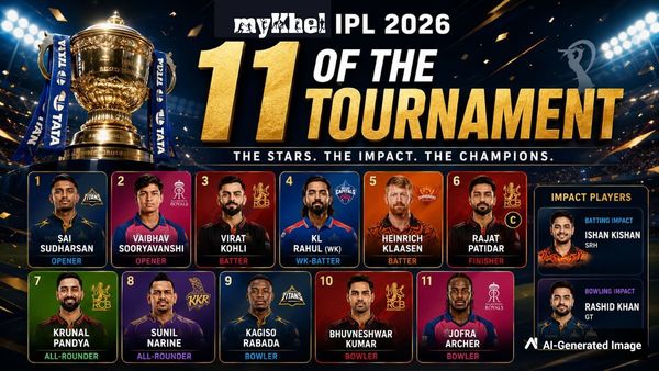 MyKhel IPL 2026 Team of the Season: Patidar Leads Star-Studded XI