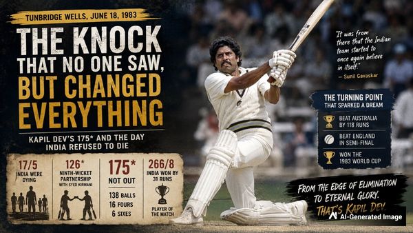 Kapil Dev's 175* and the Day India Refused to Die