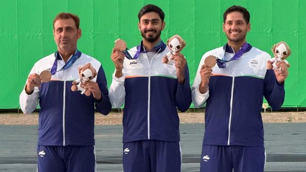 Asian Games: Naruka, Khan, Gill Win Men’s Skeet Team Bronze in Tense Shoot-Off; Naruka Misses Individual Medal