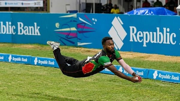 Navin Bidaisee Produces Superman-esque Catch To Dismiss Quinton De Kock: WATCH