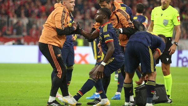 What happened to Bukayo Saka? Latest Update as Arsenal star goes off Injured against Bayern
