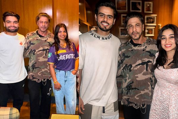 IPL 2024: Shah Rukh Khan Snapped With KKR Players Rinku Singh, Nitish Rana & More See Pics