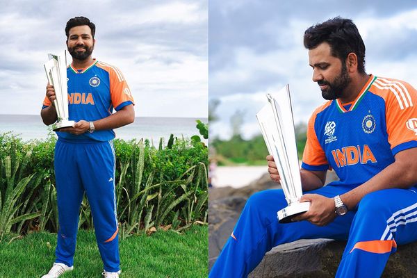 Rohit Sharma Beams With Joy As He Holds The T20 World Cup After India Thrilling Win Against SA