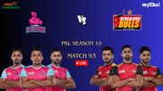 PKL Season 10 Highlights Match: Jaipur Pink Panthers And Bengaluru Bulls End In A 28-28 Draw At Full Time.