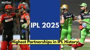 Highest Partnerships in IPL History: Which Batting Duo Scored Most Runs From 2008 to IPL 2025? Virat Kohli & AB de Villiers Feature TWICE! 