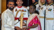 PR Sreejesh Receives Prestigious Padma Bhushan from President Droupadi Murmu – A Moment of Glory for Indian Hockey!