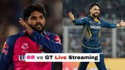 RR vs GT Live Streaming, IPL 2025: How to Watch Rajasthan Royals vs Gujarat Titans Telecast on TV and Online?