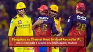 RCB vs CSK Head To Head Record, Stats & Results in M Chinnaswamy Stadium, Bengaluru Ahead of IPL 2025 Match 52