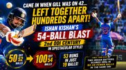 Shubman Gill Was on 42 When Ishan Walked In; Both Reached Their Centuries in the Same Over as Kishan Unleashed a 54-Ball Masterclass at Ekana