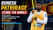 Sri Lanka's Rumesh Pathirage Beats Neeraj Chopra, Anderson Peters to Clinch Doha Diamond League Crown