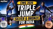 CWG 2026: Praveen Chithravel Misses Gold by Just 14cm, Selva Prabhu Claims Bronze as India Repeat Historic Triple Jump Double