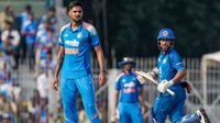 IND vs AFG: ஆப்கானிஸ்தானுக்கு 5 ரன்கள் அபராதம்..சதம் அடித்த கேப்டன்..இந்தியாவுக்கு 219 ரன்கள் இலக்கு