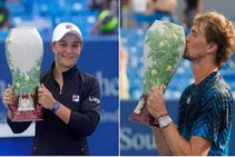 Cincinnati Open : महिला-पुरुष सिंगल्स में बार्टी और ज्वेरेव ने जीता खिताब