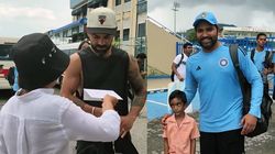 IND vs WI: त्रिनिदाद में लोकल फैंस से मिले भारतीय सितारे, रोहित-कोहली को नन्हें फैंस से गिफ्ट भी मिला- VIDEO