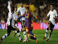 Lionel Messi Barcelona Vs Valenci Aid