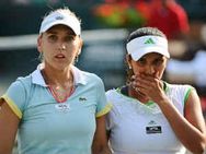Sania Elena Out Of Doubles Of Mercury Insurance Open