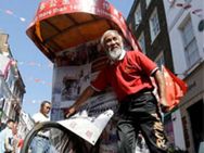 London 2012 Farmer S Trip China To London On A Rickshaw