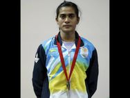 Cwg 2014 Weightlifting 20 Year Old Andhra Pradesh Girl Santoshi Wins Silver