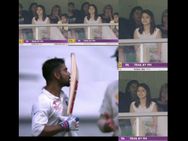 Virat Kohli Blows Kisses Anushka Sharma Mitchell Johnson