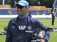 World Cup 2015 Ms Dhoni Inspects Mcg Match Strip All By Himself Ahead Of Sa Clash