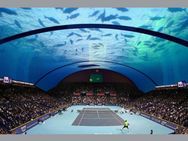 Amazing Pic Worlds First Underwater Tennis Court Another Landmark For Dubai