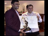 Off Spinner Ashwin Receives Arjuna Award