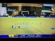 Team India Gives Guard Honour To Kumar Sangakkara Colombo
