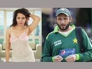 Indian Actress Model Arshi Khan Pakistan Cricketer Shahid Afridi Radhe Maa Godman