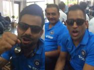 Video Ms Dhoni Virat Kohli Say Bokke For Ab De Villiers