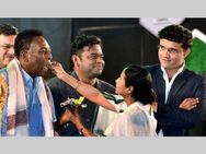 Kolkata Celebrates Pele Birthday In Advance Ar Rahman Sings