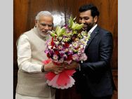 Rohit Sharma Meets Pm Narendra Modi Invites Him For His Wedding