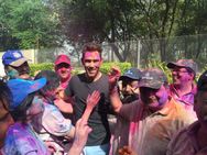 World T20 Glenn Maxwell Does Bhangra Plays Holi With India