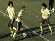 Neymar Led Brazil Begin Training Olympics
