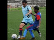Ms Dhoni Plays Charity Football Match See Pics