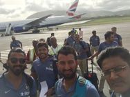 Virat Kohli Led Team India Reaches West Indies Play Four Test Series