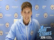 Official Manchester City Sign English Defender John Stones