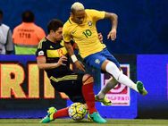 Fifa World Cup 2018 Qualifier Neymar Strikes As Brazil Sink Colombia