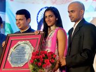 Maharashtra Badminton Association Felicitates Pv Sindhu Gopichand