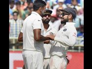Photos Ashwin Kohli Shine India On Tricky Pitch On Day 
