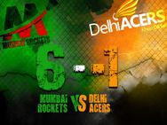 Pbl Mumbai Rockets Thrash Delhi Acers 6 