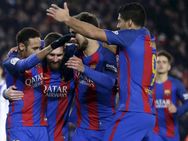 Lionel Messi Scores As Barcelona Enter Copa Del Rey Semi Finals