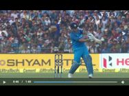 Must See Video Ms Dhoni Hits Massive Six After Umpire Gives 1st One Dead Ball