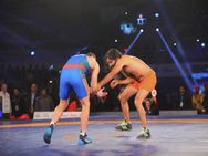 Pwl 2017 Baba Ramdev Beats Olympics Medalist Promotional Bout