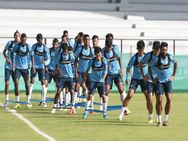Indian Football Team Play Friendly Against Cambodia