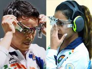 Issf World Cup Jitu Rai Heena Sidhu Win 10m Air Pistol Mixed Event