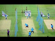 Photos India England Squads Sweat It In The Nets Bengaluru 3rd T20i